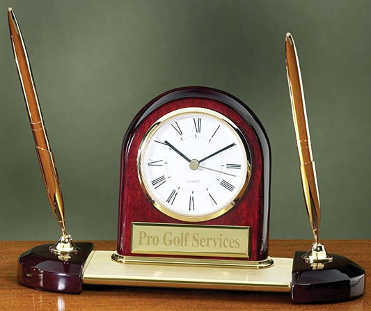 Clock Set with Pen (Round Top)